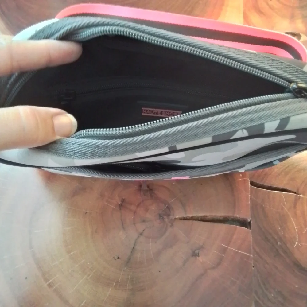 Haute Shore Drew Camo & Pink Neoprene Crossbody Bag
